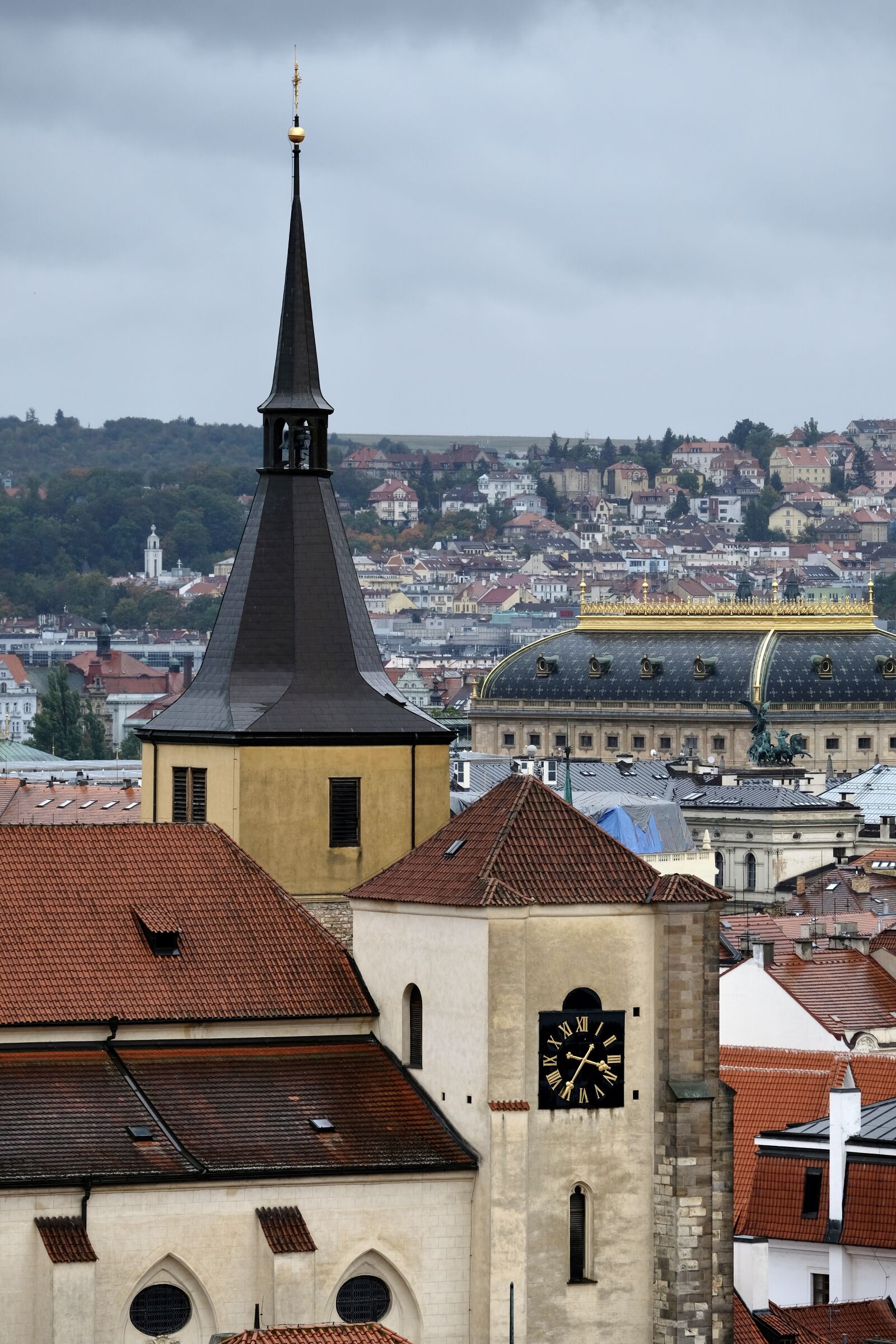 Fujifilm XF 50-140mm F2.8 R LM OIS WR sample photo. Prague, tower, roof photography