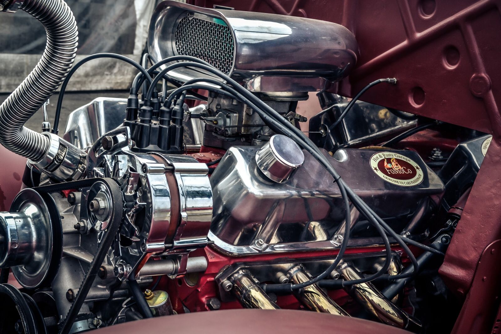 Nikon D3100 sample photo. Engine, vintage, car photography
