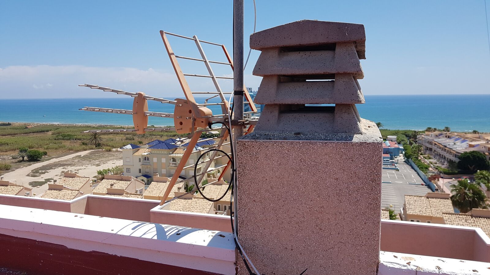 Samsung Galaxy S7 Edge sample photo. Terrestrial antenna, guardamar del photography