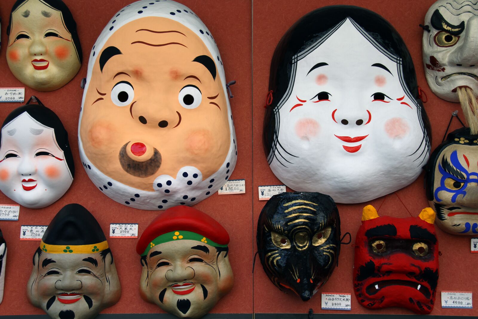 Canon EOS 7D sample photo. Masks, japanese, traditional photography
