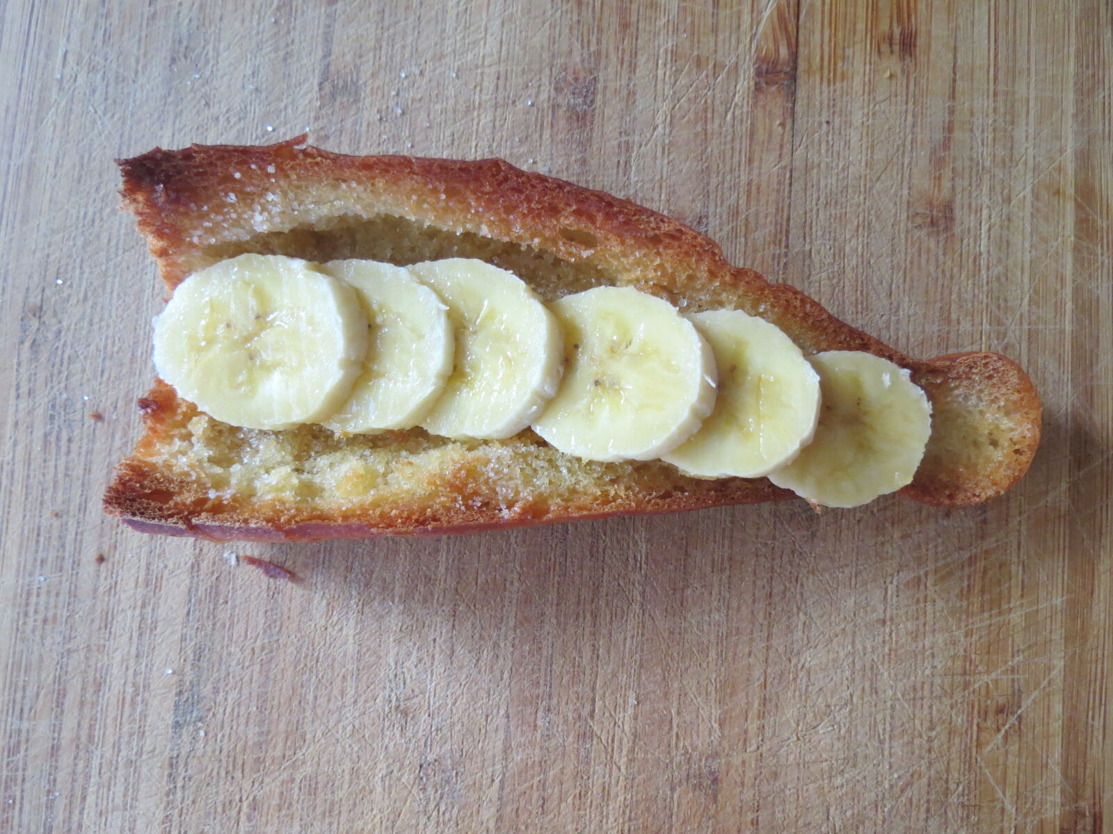 Canon PowerShot SX40 HS sample photo. Banana, bread, breakfast, crunchy photography