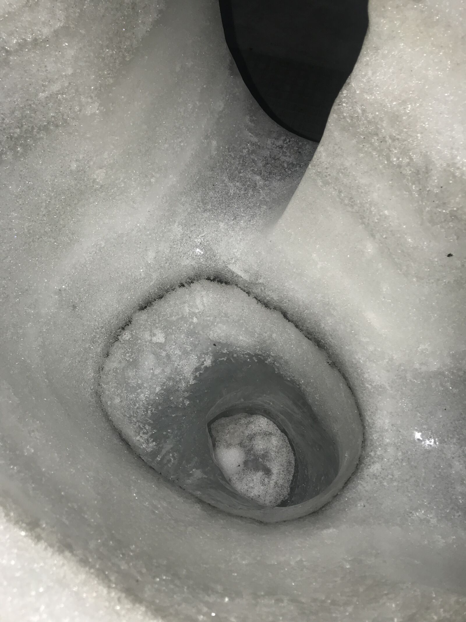 iPhone 7 Plus back dual camera 3.99mm f/1.8 sample photo. Ice tunnels, ice, frozen photography