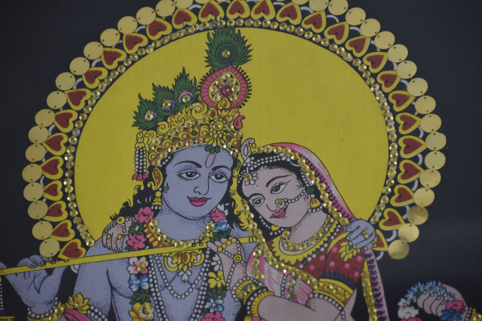 Nikon D5600 sample photo. Radha-krishna, scenery, handicraft photography