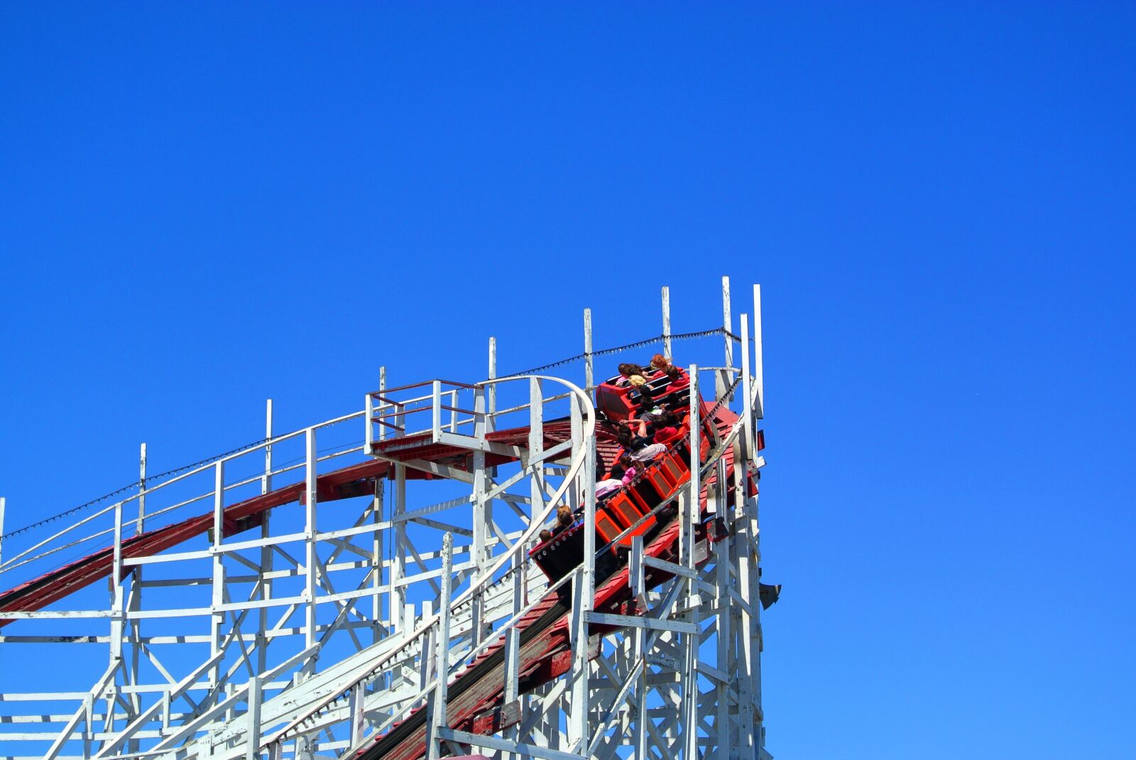 Nikon 1 Nikkor VR 10-30mm F3.5-5.6 sample photo. Theme park, roller coaster photography