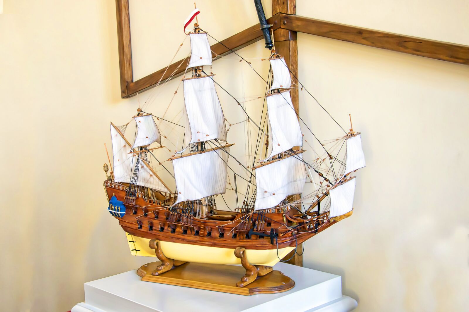 Canon EOS 70D sample photo. Sailing ship, miniature, toy photography
