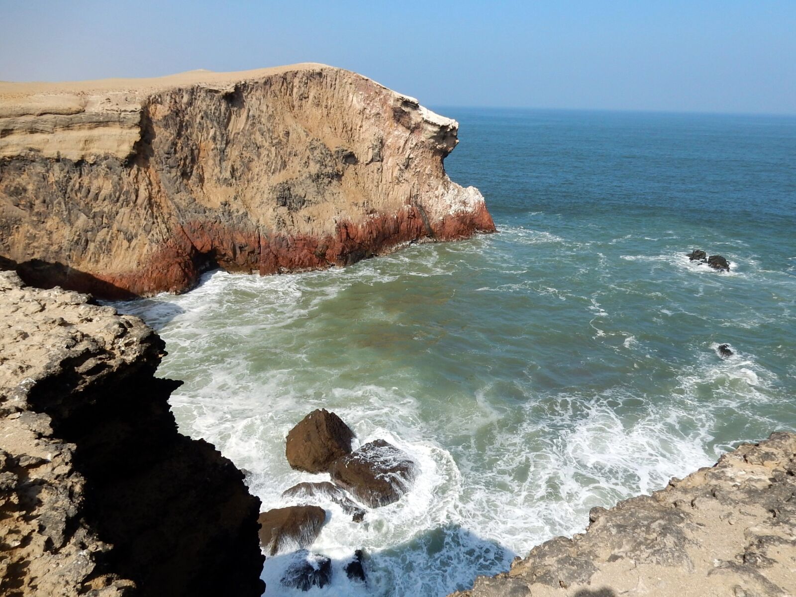Nikon Coolpix S9900 sample photo. Peru, desert, sea photography