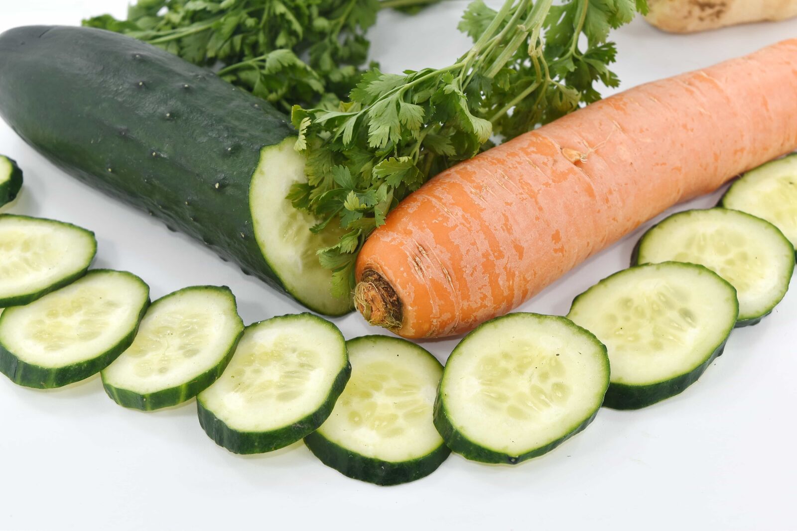 Nikon D5500 sample photo. Antioxidant, carrot, garnish, parsley photography