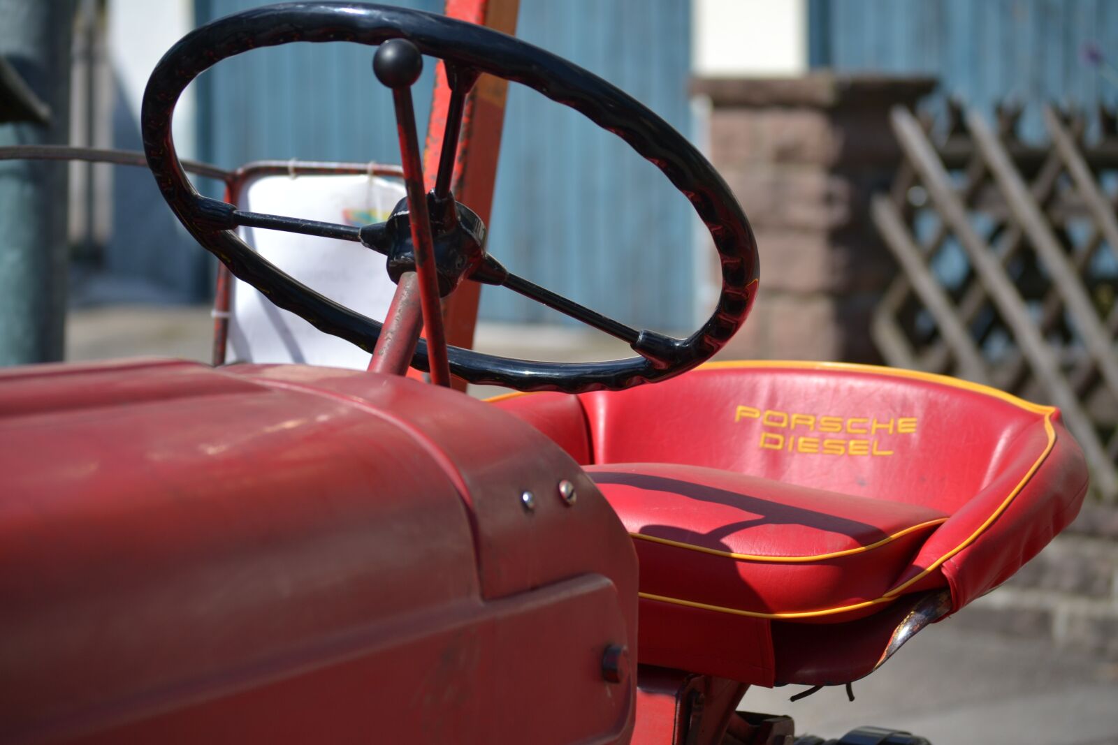 Nikon D3100 sample photo. Old tractor, porsche diesel photography