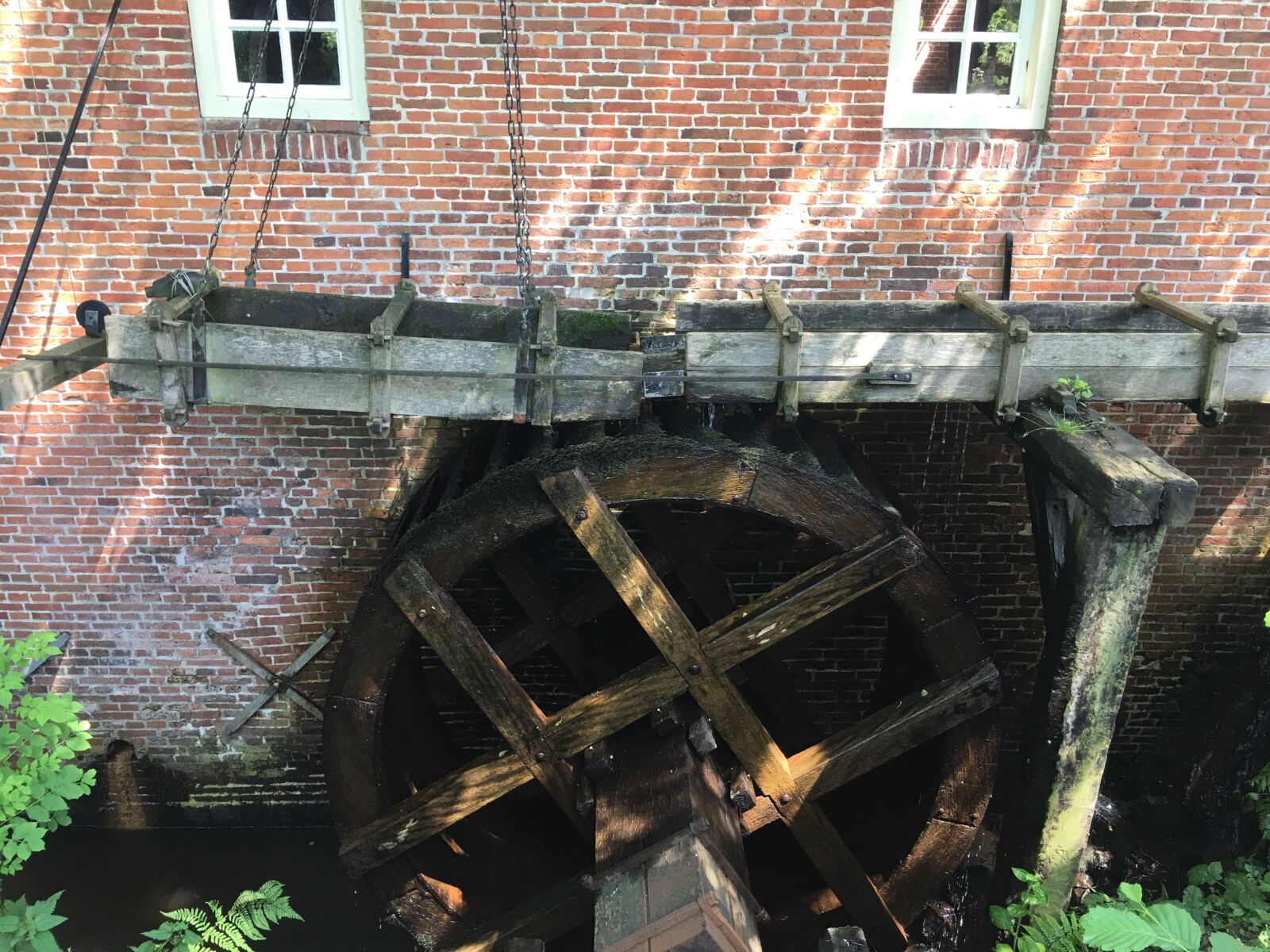 Apple iPhone 6s Plus sample photo. Water wheel, water mill photography