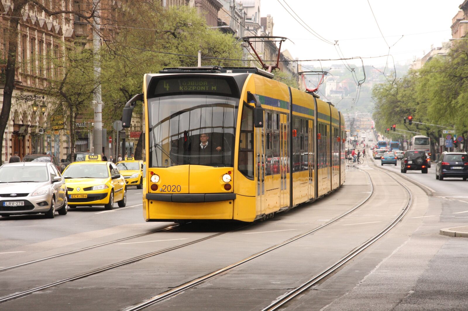Canon EOS 40D sample photo. Tram, budapest, hungary photography