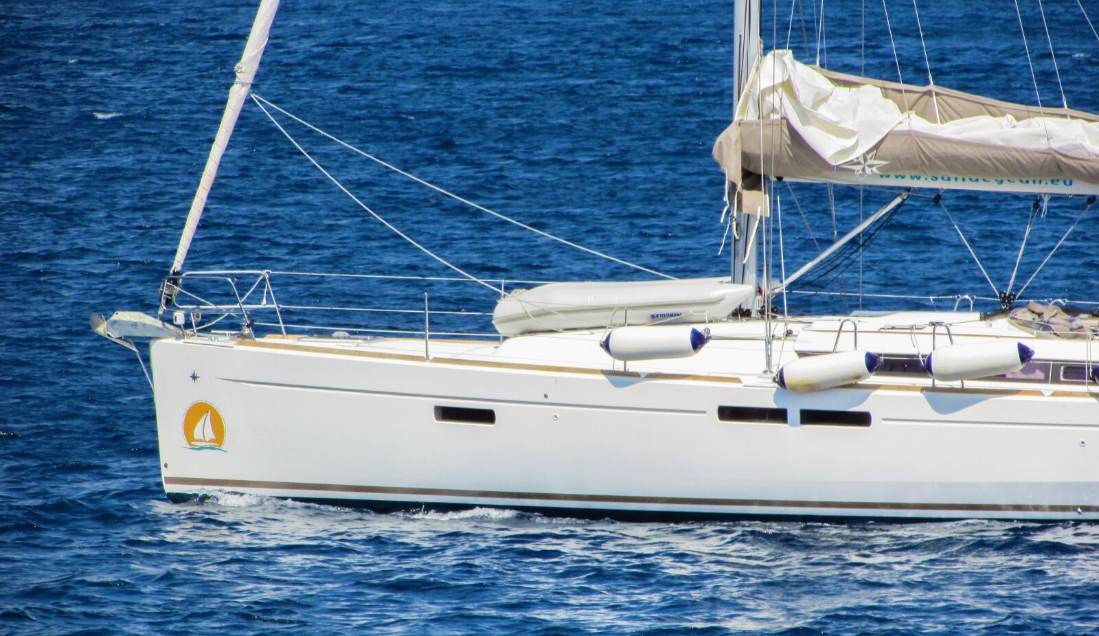 Canon PowerShot SX400 IS sample photo. Yacht, sailing, sea photography
