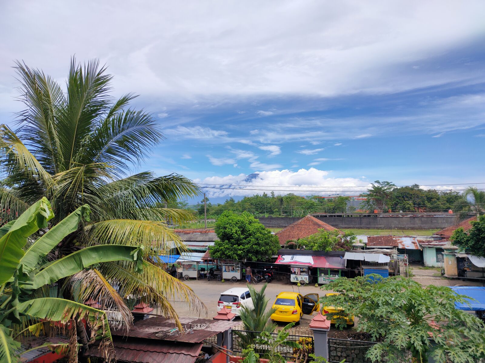 Realme XT sample photo. Mount slamet, mountain, panorama photography