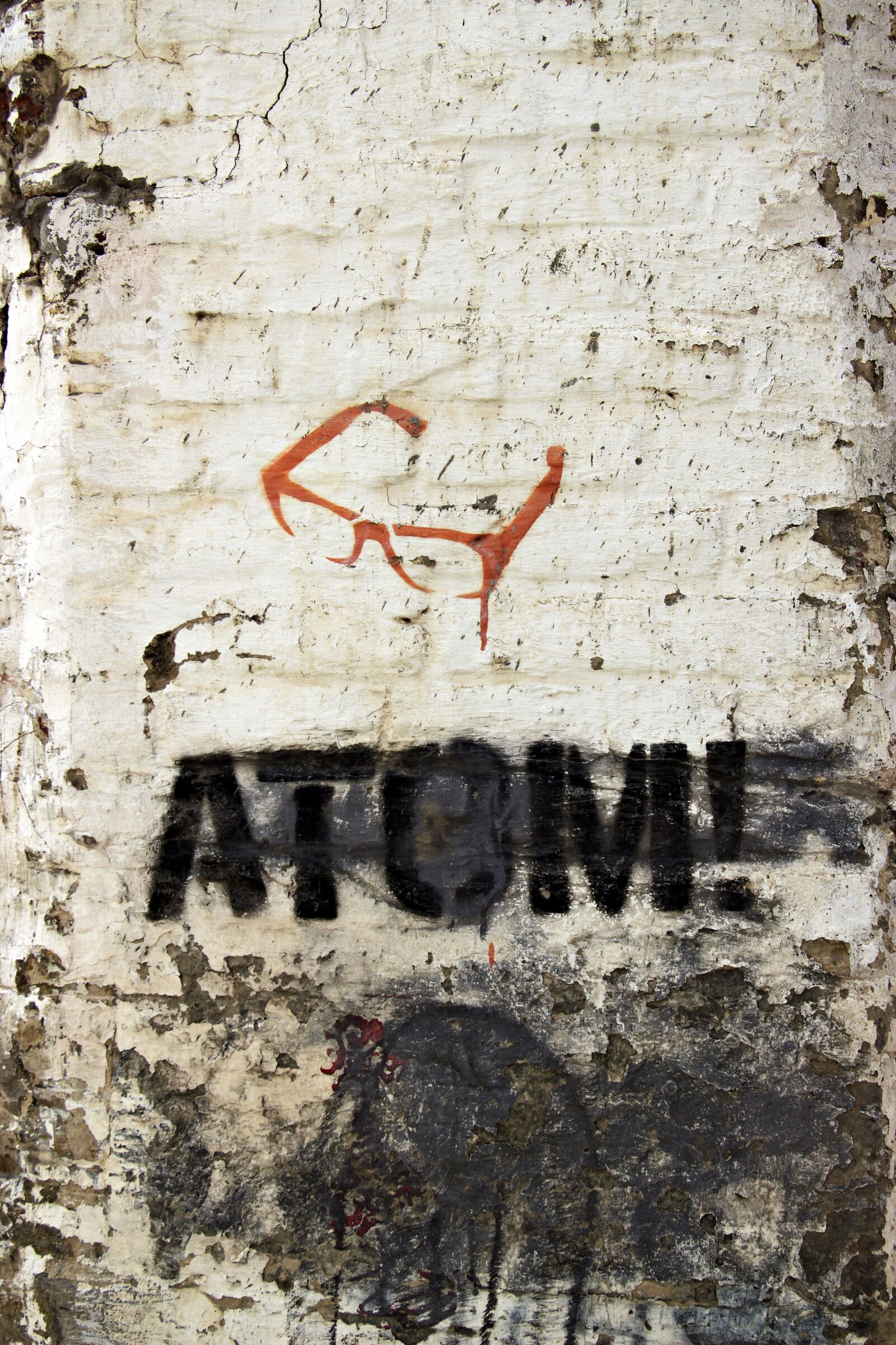 Canon EOS 100D (EOS Rebel SL1 / EOS Kiss X7) sample photo. Graffiti, stencil, atom photography
