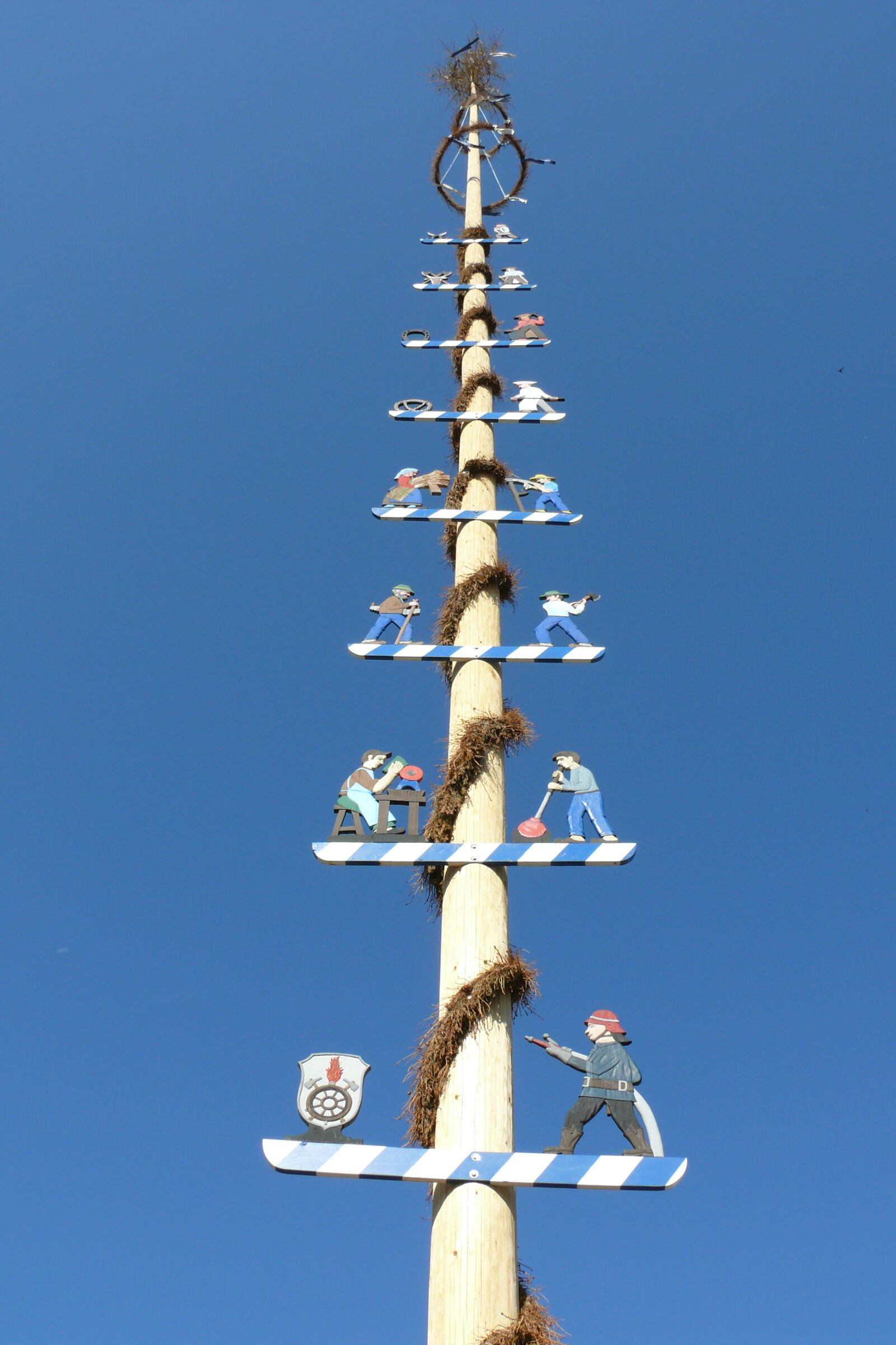 Panasonic DMC-FZ50 sample photo. Maypole, tradition, bavaria photography