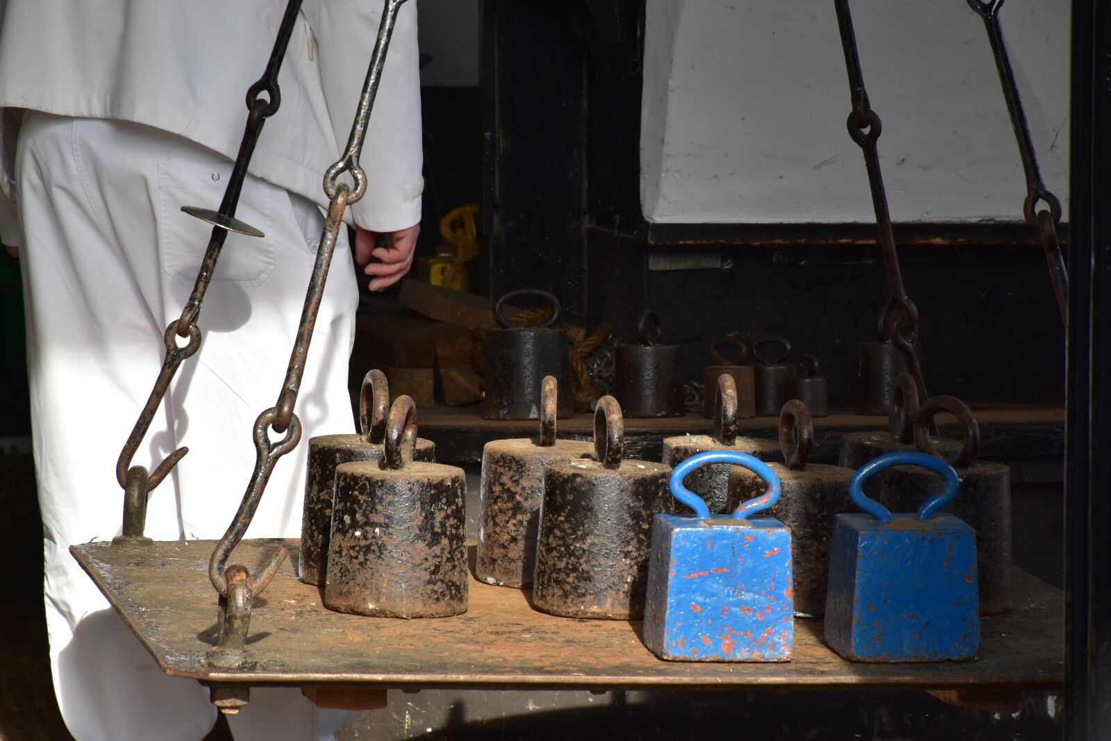 Nikon D5600 sample photo. Old, scale, weights photography