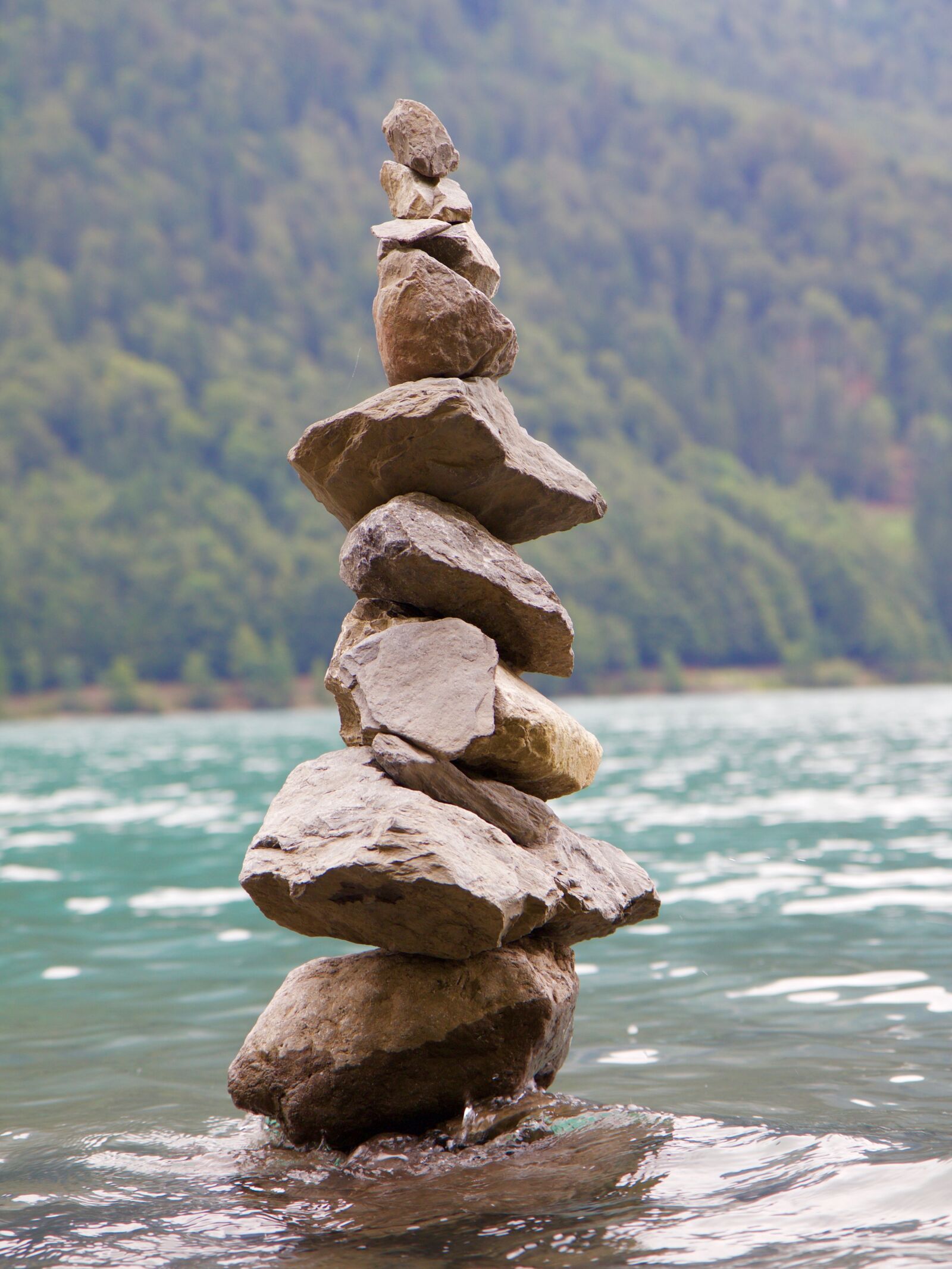 Canon EOS 70D sample photo. Cairn, stone tower, stones photography