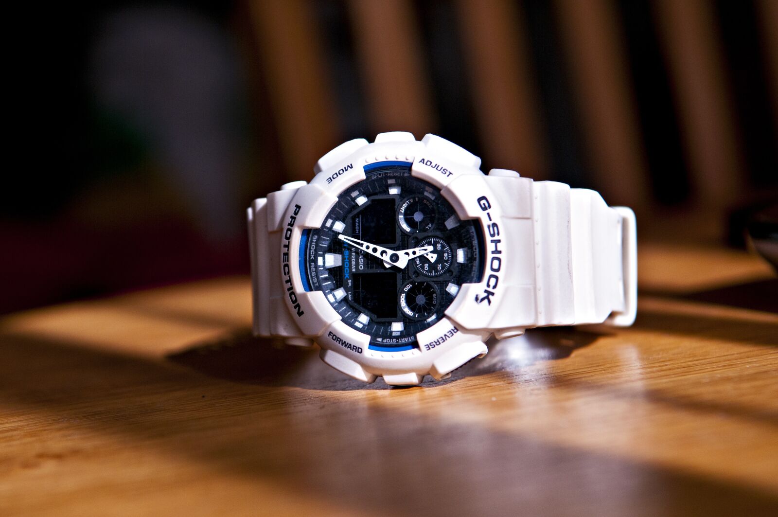 Nikon D300S sample photo. G-shock, watch, white photography