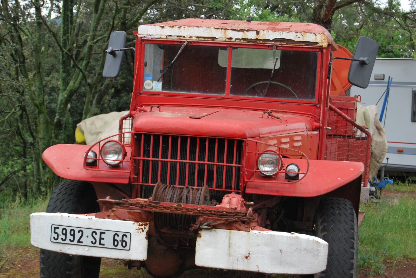 Nikon D60 sample photo. Truck, red, old photography