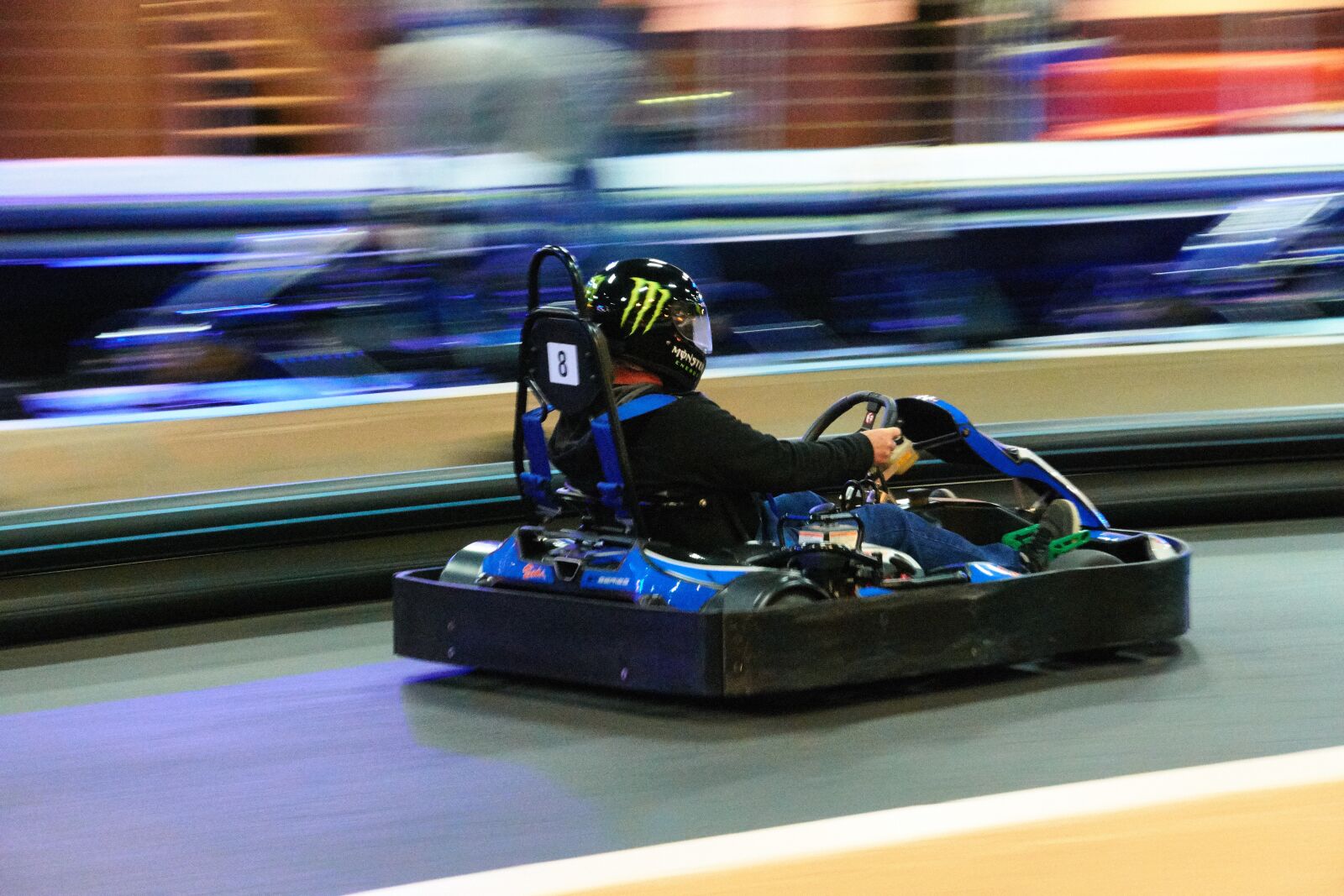 Nikon D7200 sample photo. Racing, indoor, go-kart photography