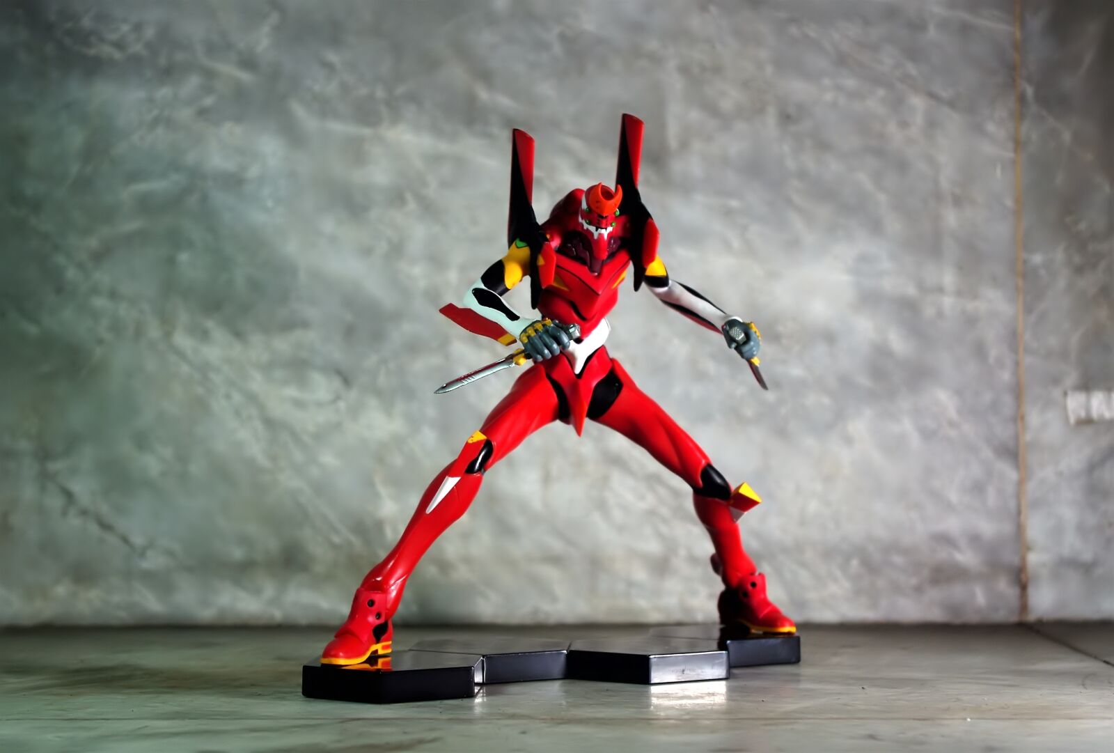 Pentax K-r sample photo. Evangelion unit-02, original, version photography