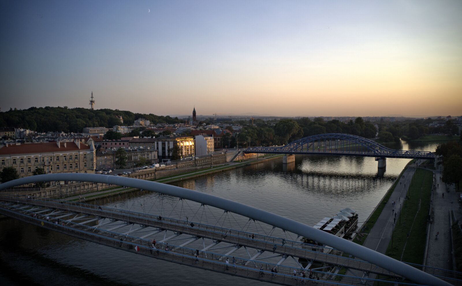 Hasselblad L1D-20c sample photo. Bridge, wisla, river photography