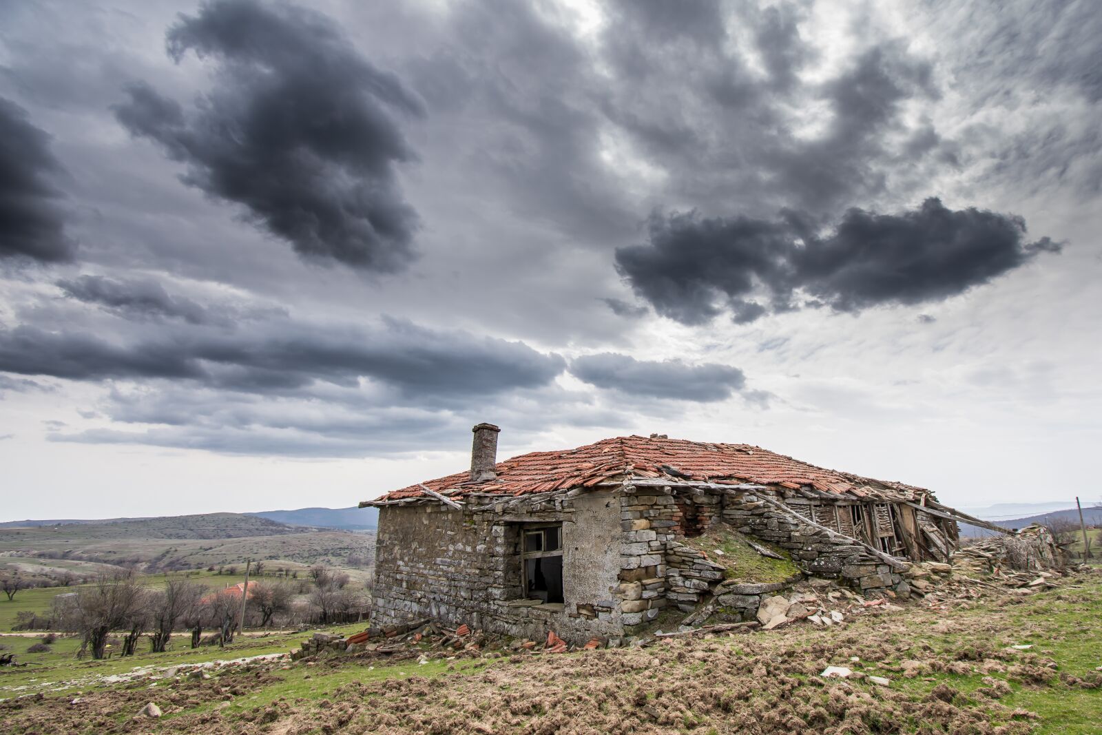 Nikon D7200 sample photo. Sky, landscape, abandoned photography