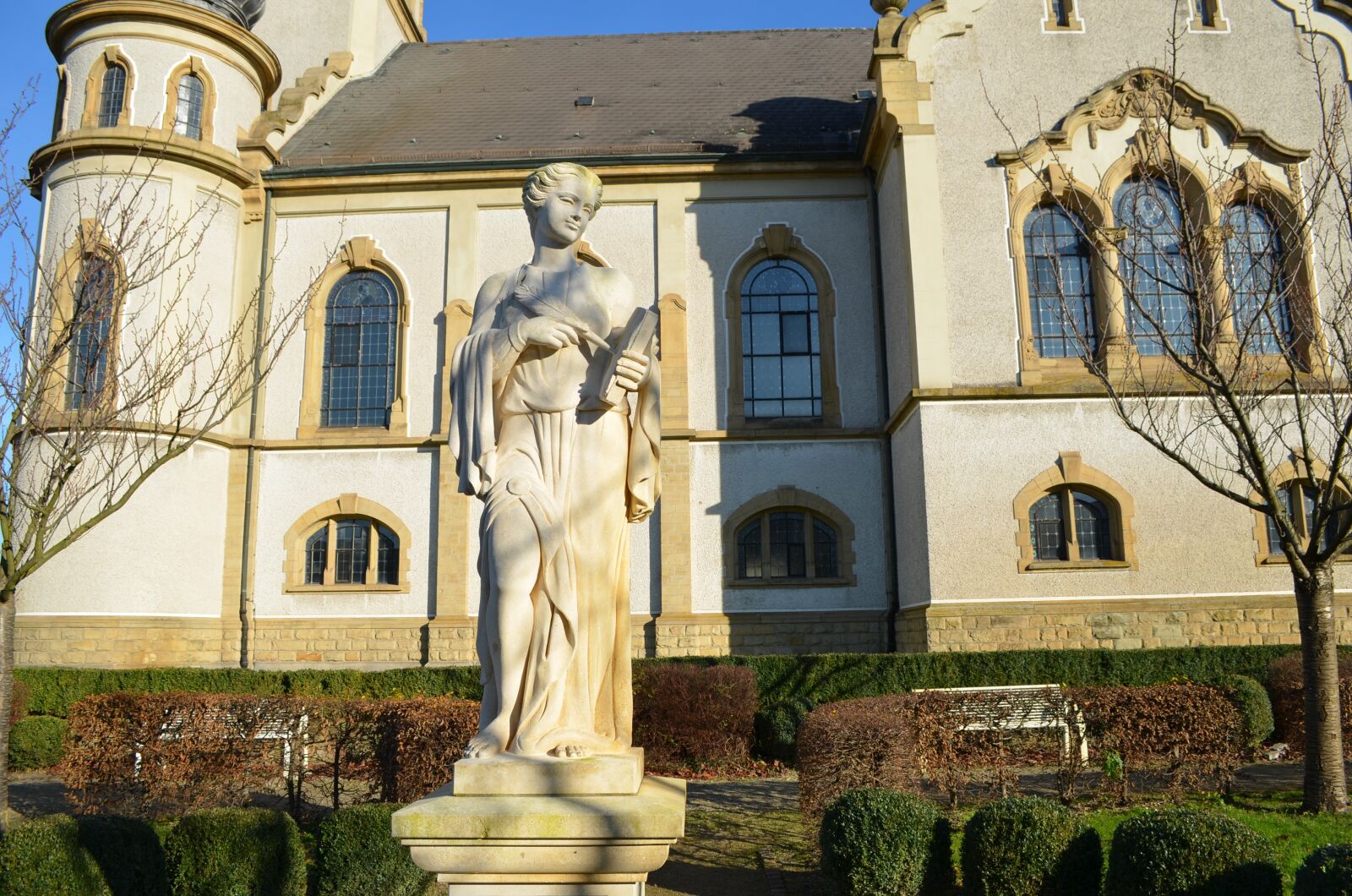 Nikon D5100 sample photo. Hockenheim germany, church, protestant photography