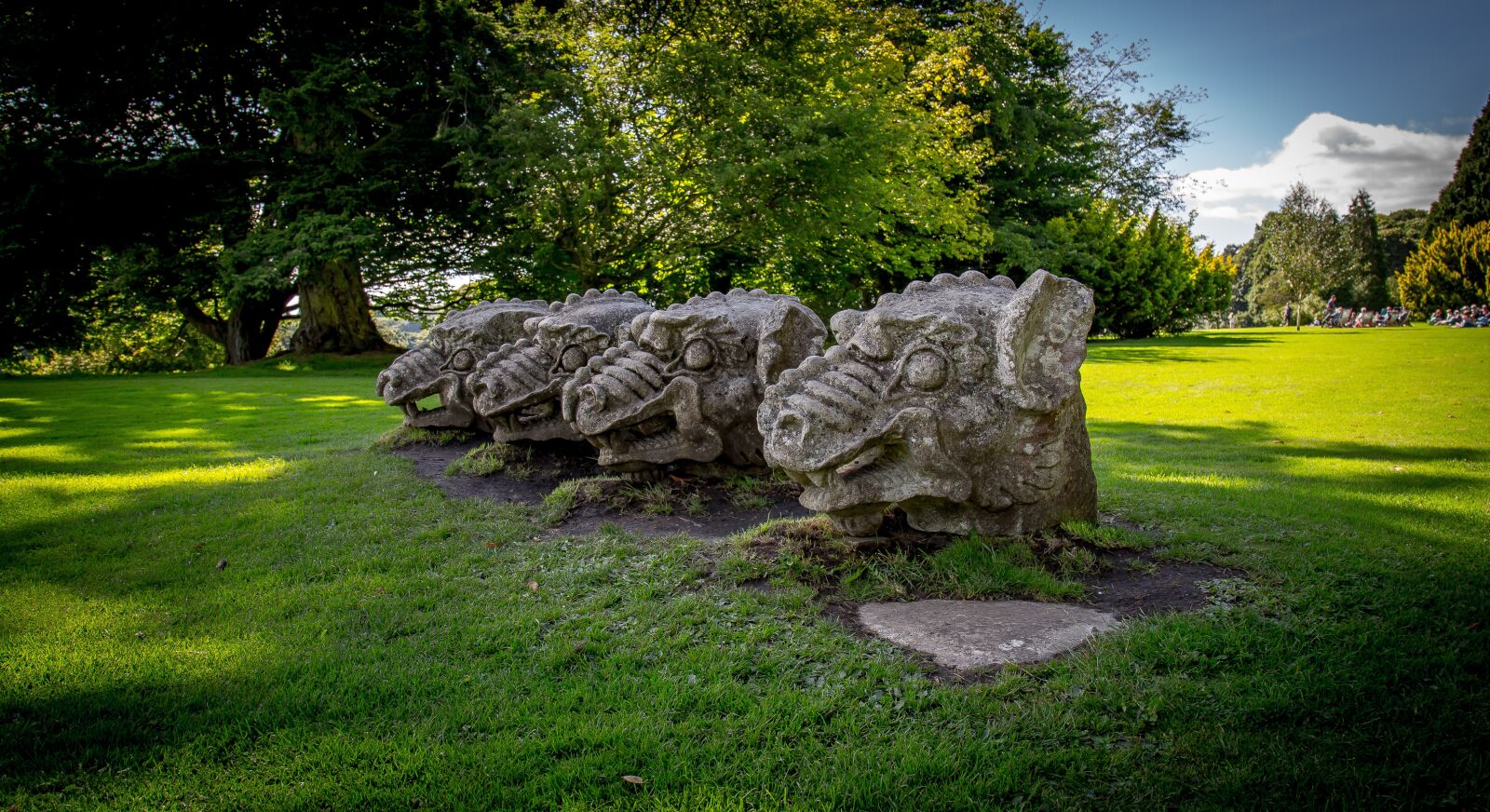 Canon EF 24-105mm F4L IS USM sample photo. Wallington, wallington dragon statues photography