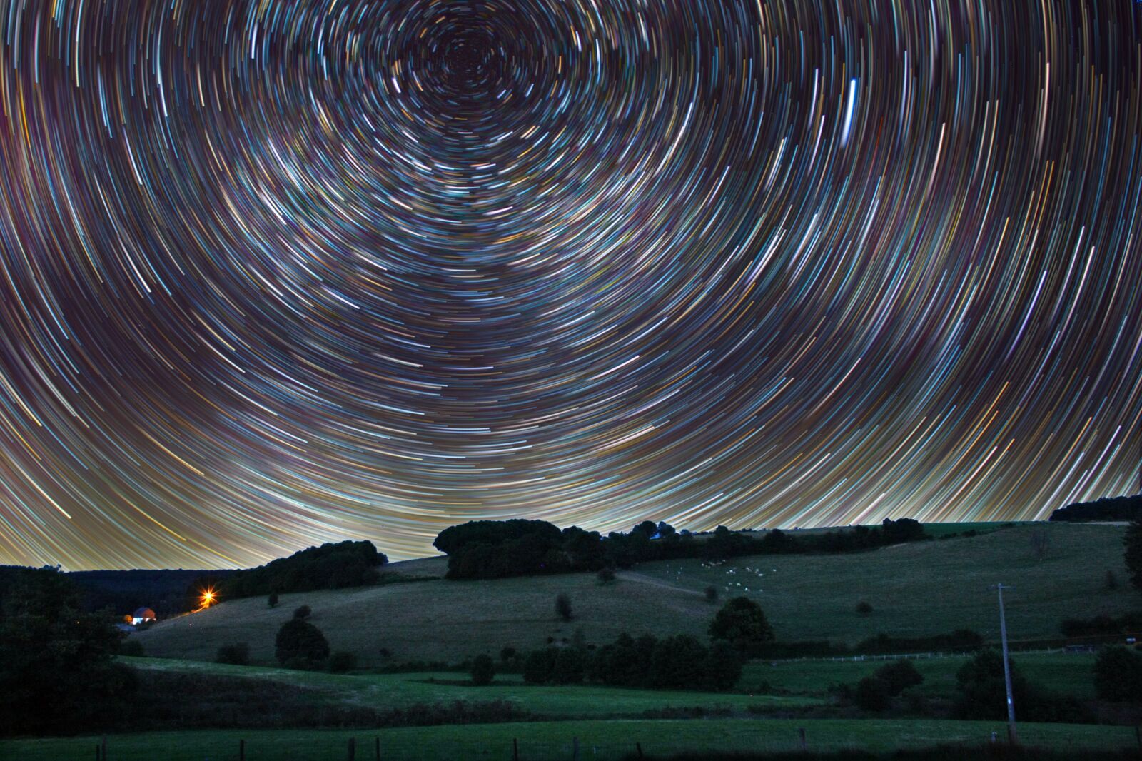 Canon EOS 40D sample photo. Landscape, circumpolar, rotation of photography
