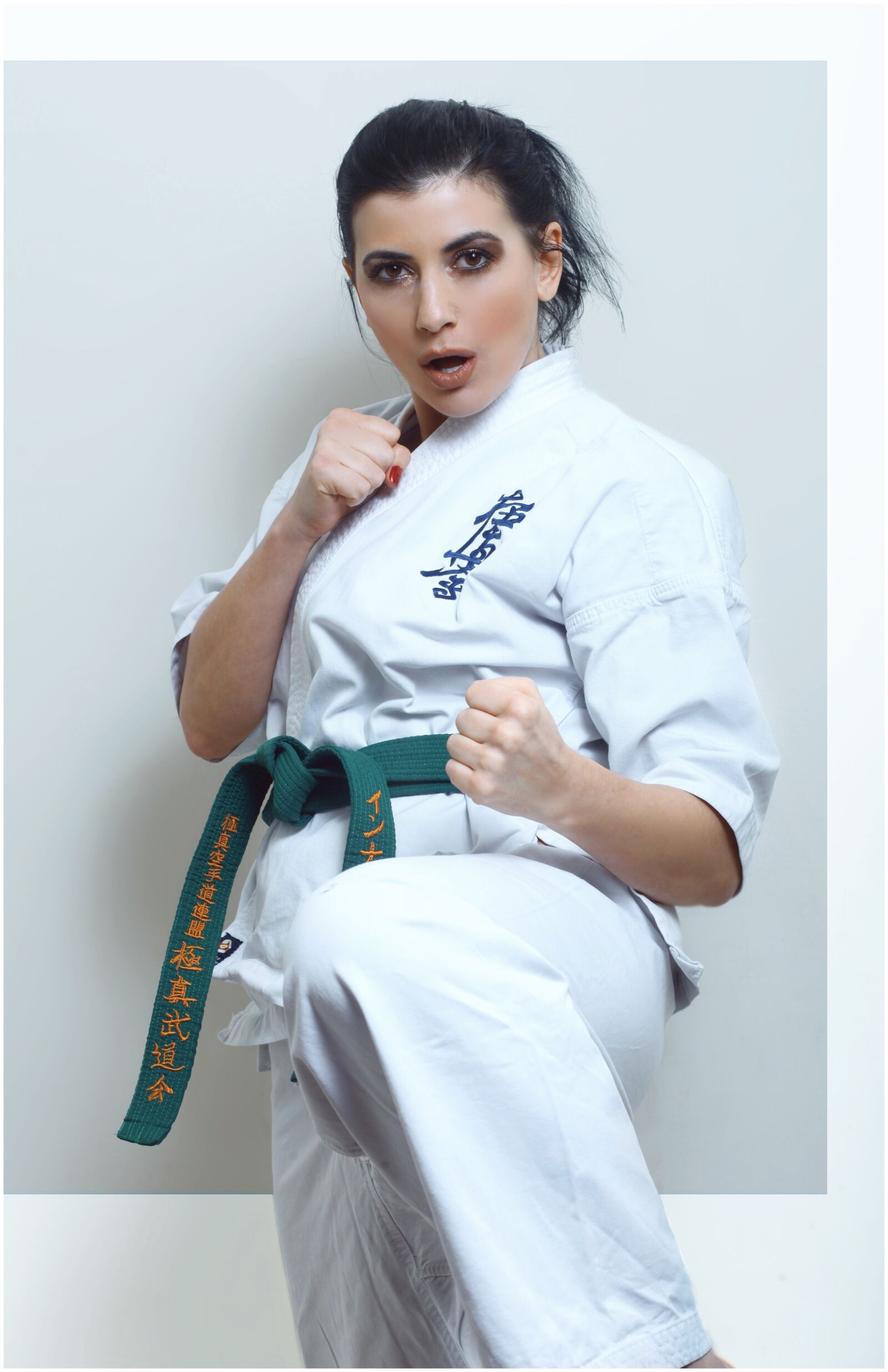 Canon EOS 5D Mark II sample photo. Karate, sport, kick photography