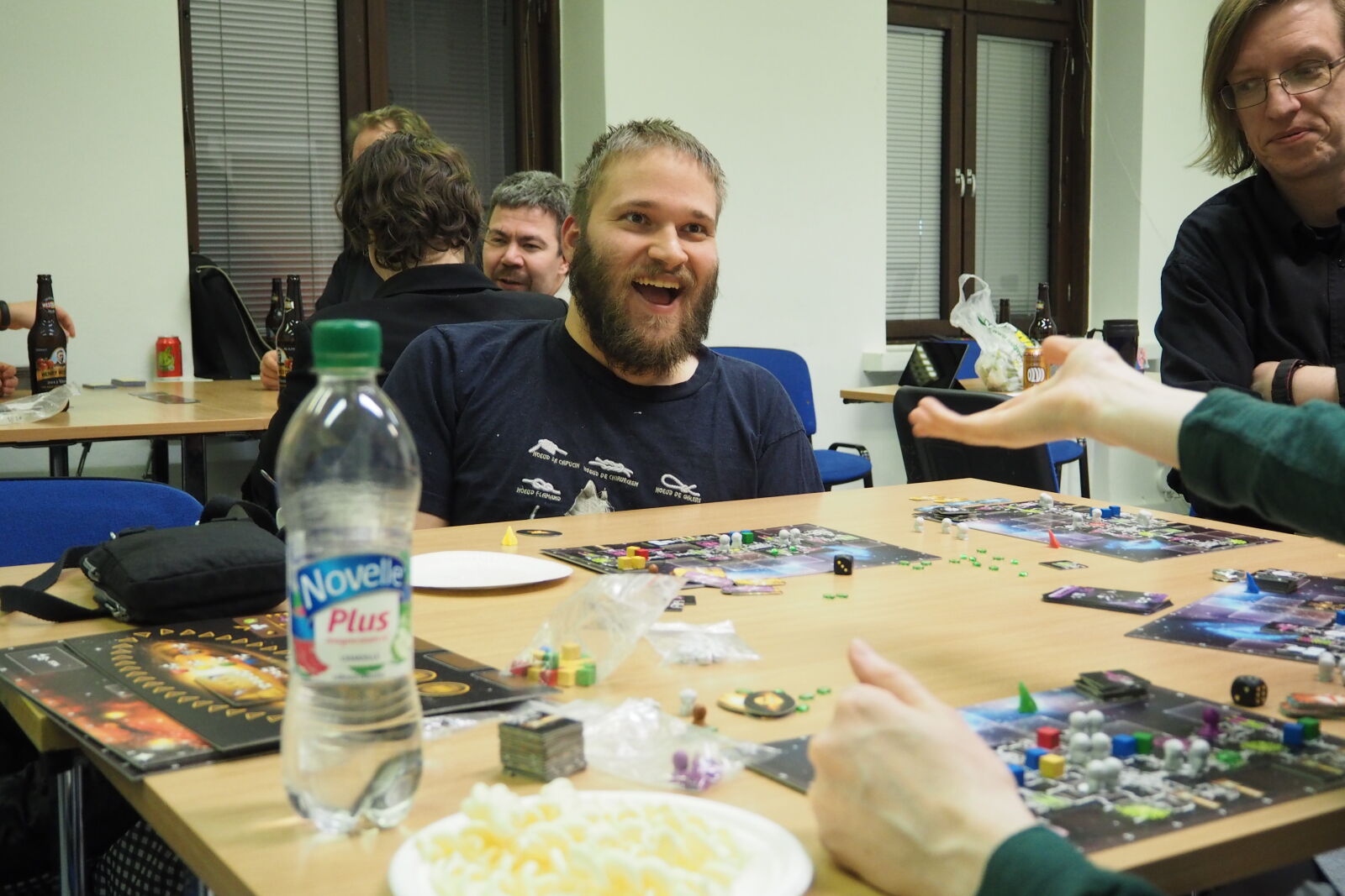 Olympus OM-D E-M10 sample photo. Boardgame night photography