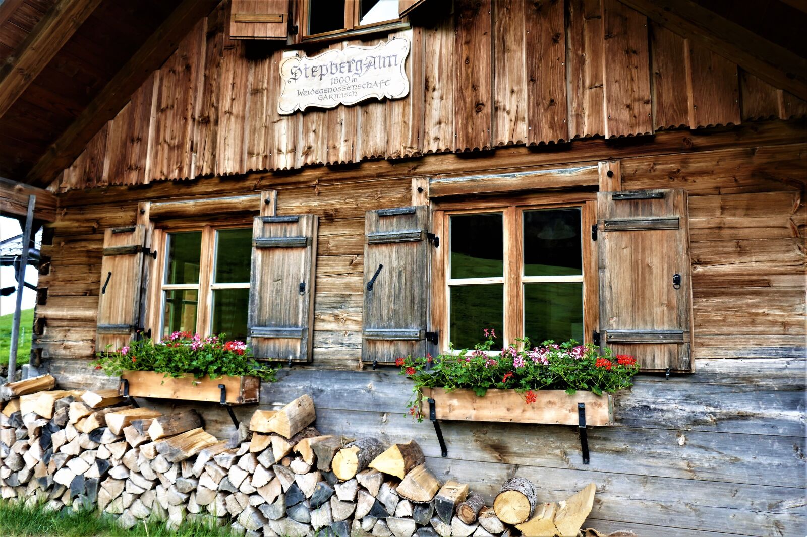 Panasonic DMC-TZ101 sample photo. Alm, mountain hut, step photography