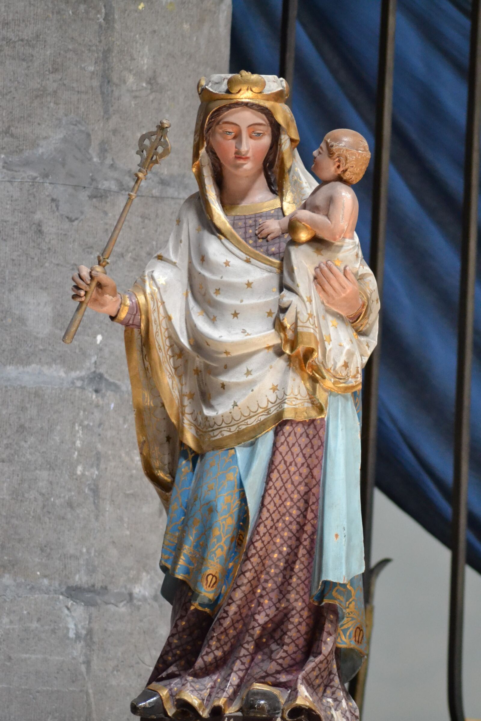 Nikon D3100 sample photo. Statue, virgin, mary photography