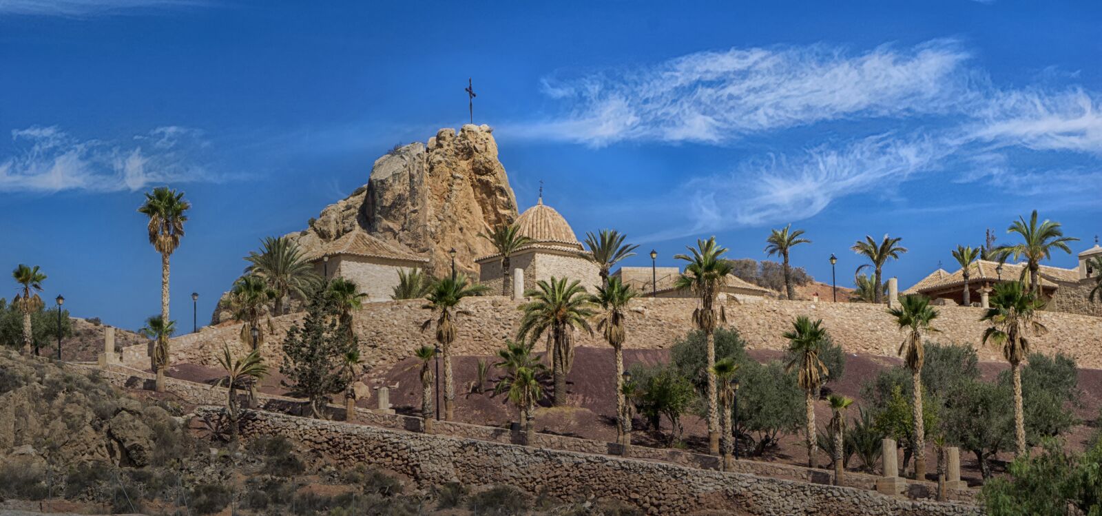 Nikon D3300 sample photo. Architecture, church, palms photography