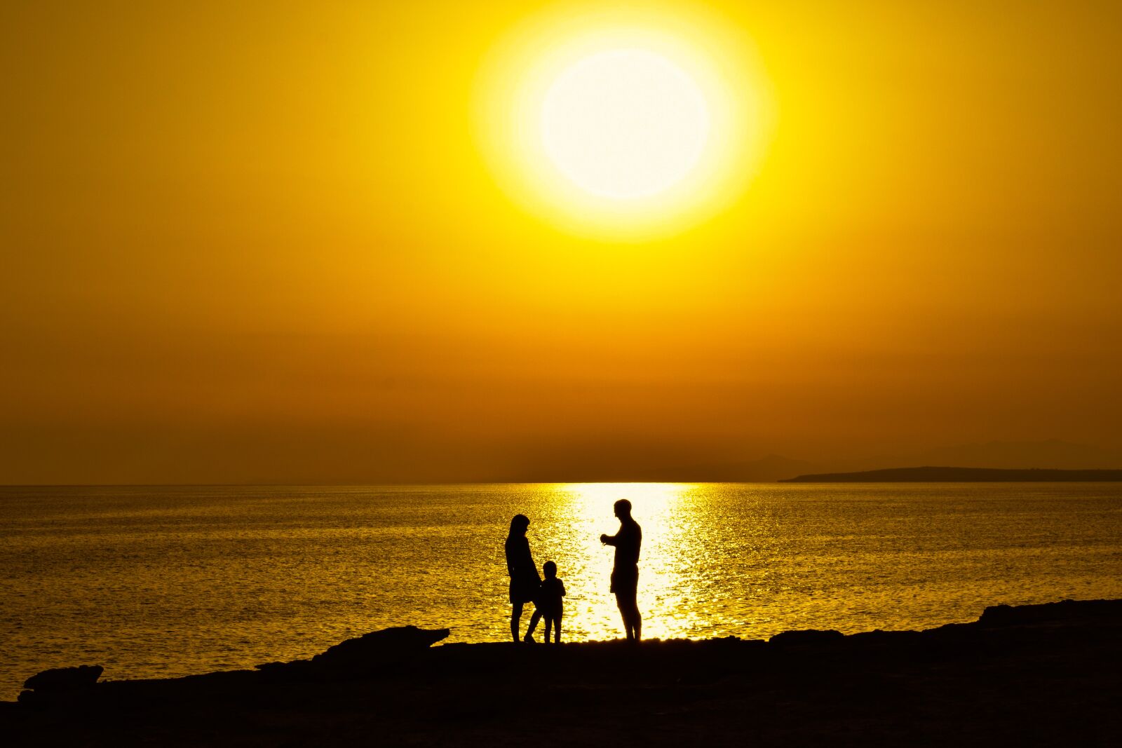 Nikon D3300 sample photo. Sunset, sun, sea photography