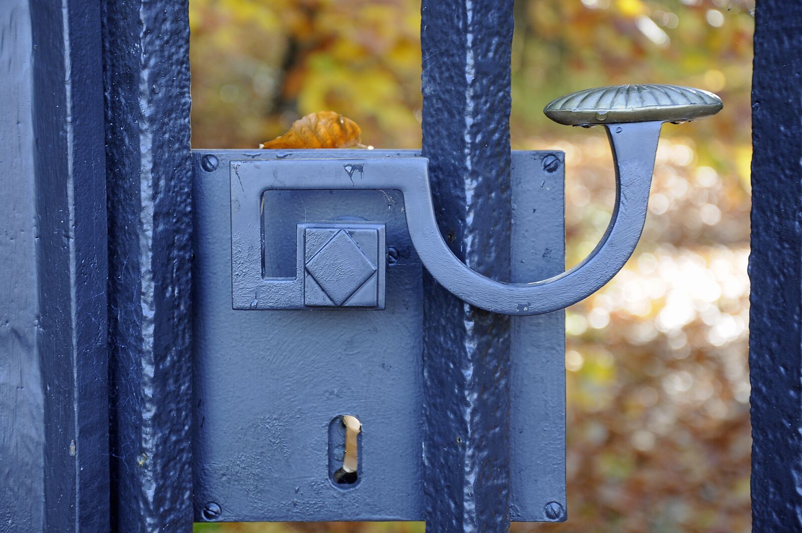 Nikon D90 sample photo. Door lock, iron, nostalgic photography