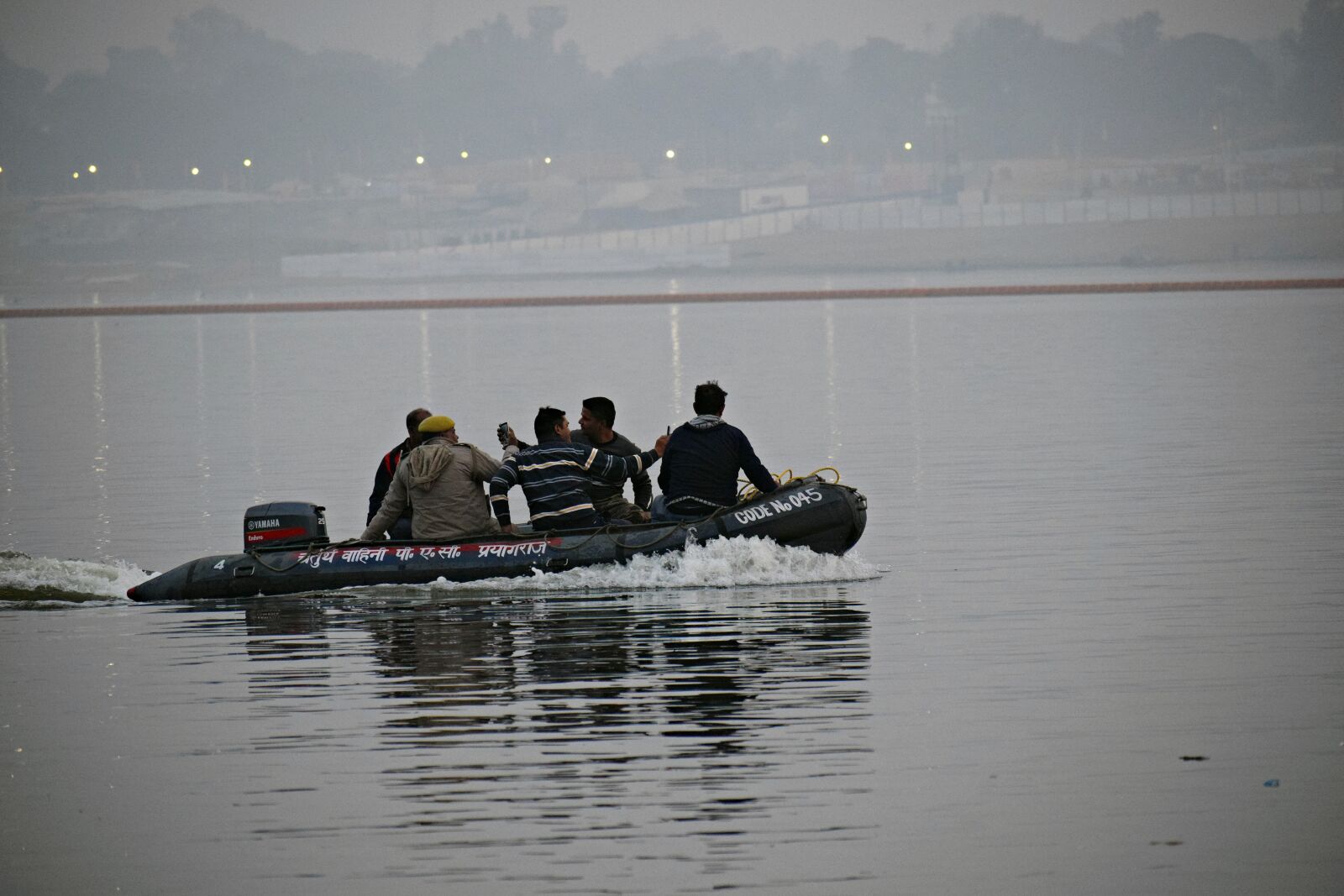 Nikon D3300 sample photo. Rescue, boat, flood photography