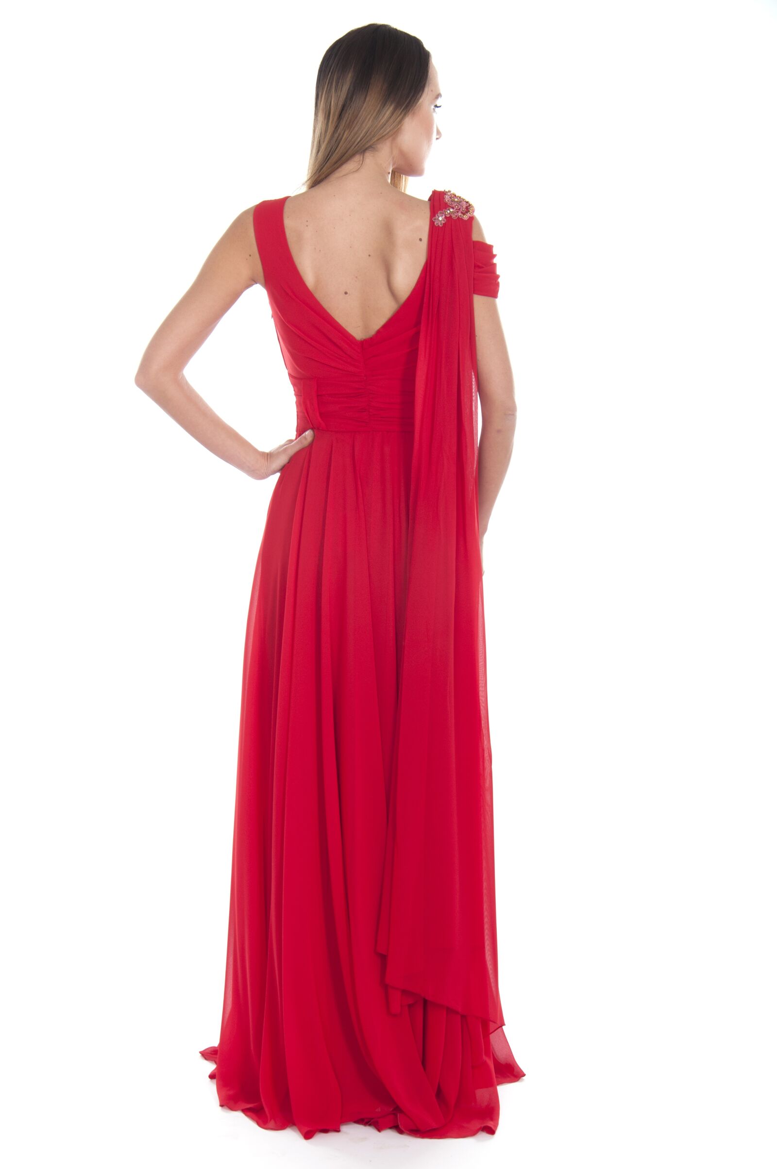 Nikon D90 sample photo. Red, dress, stylish photography