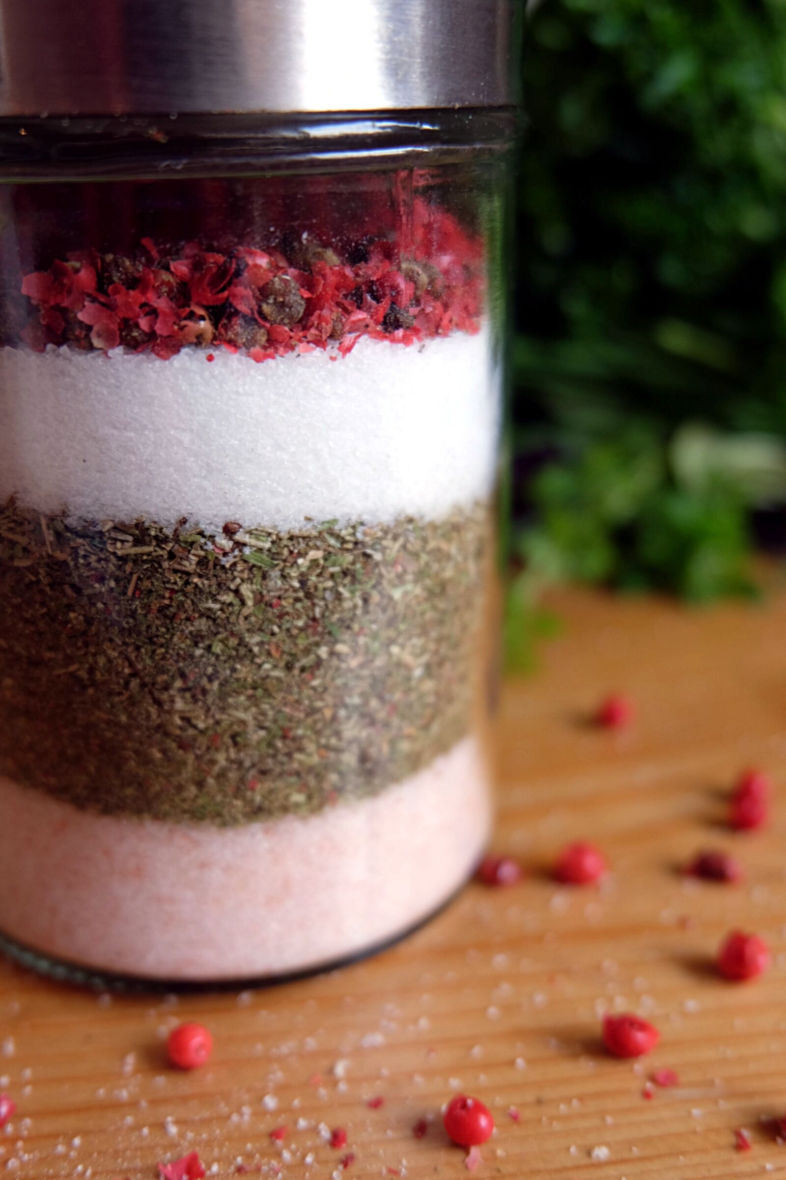 Fujifilm X-T10 sample photo. Salt, herbs, spices photography