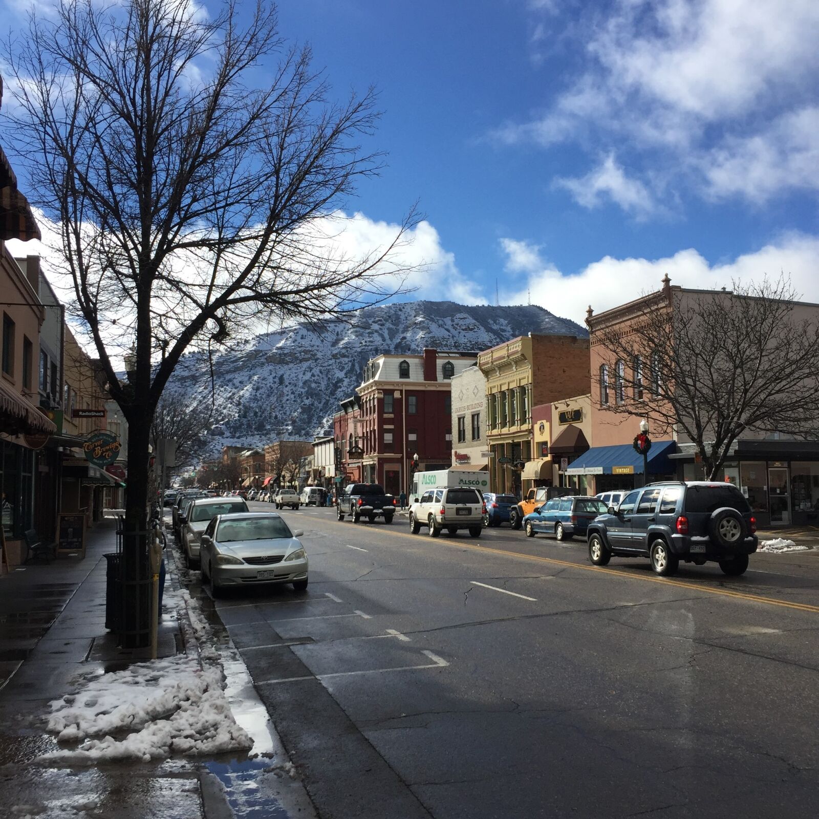 Apple iPhone 6 sample photo. Mountains, colorado, main street photography