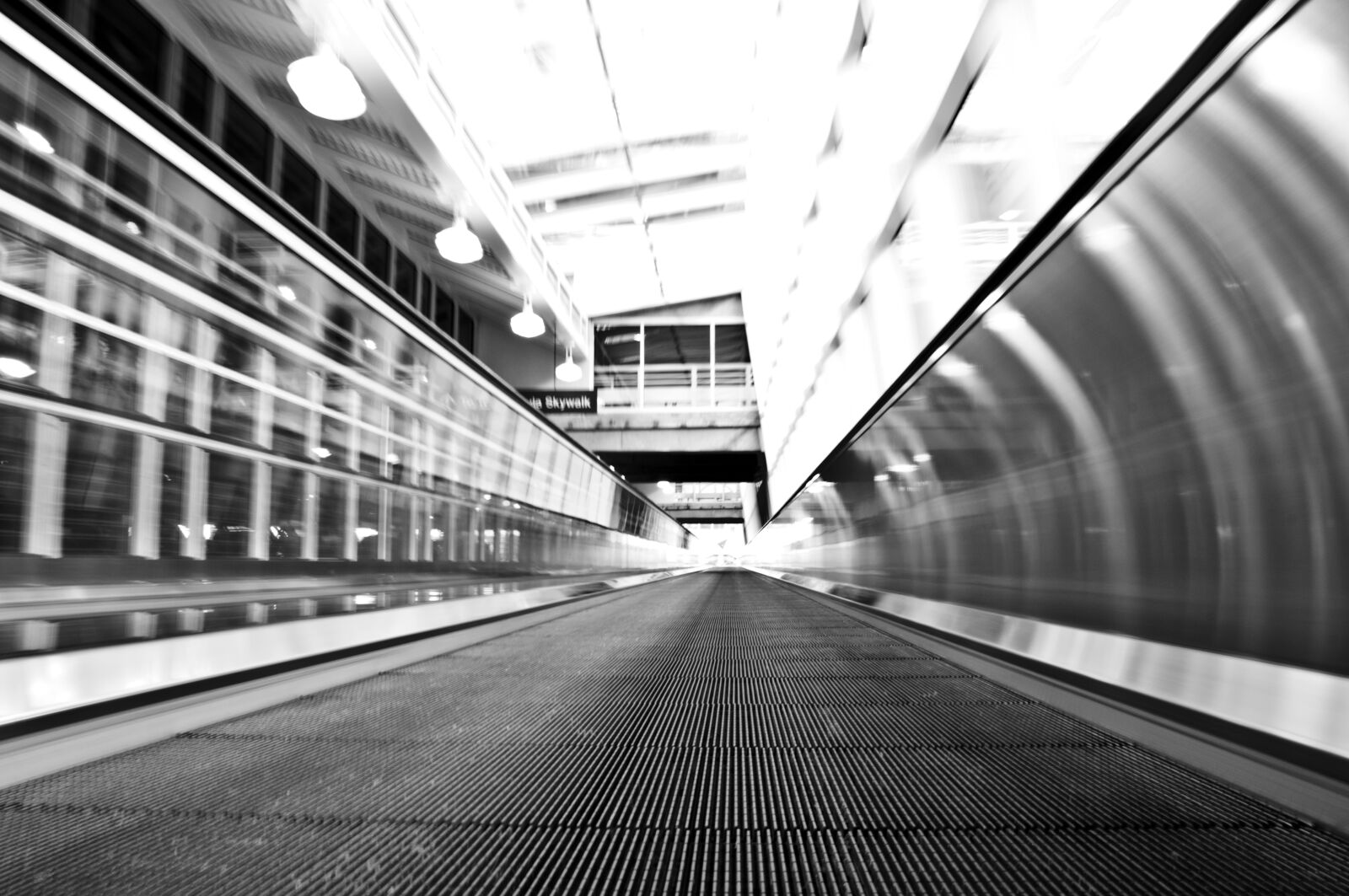 Nikon D90 sample photo. Pathway, grayscale, photo photography