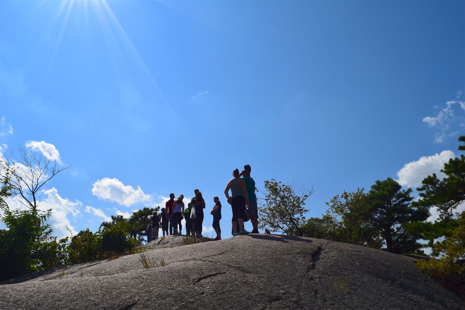 Nikon D3300 sample photo. Mountain, people, tree photography