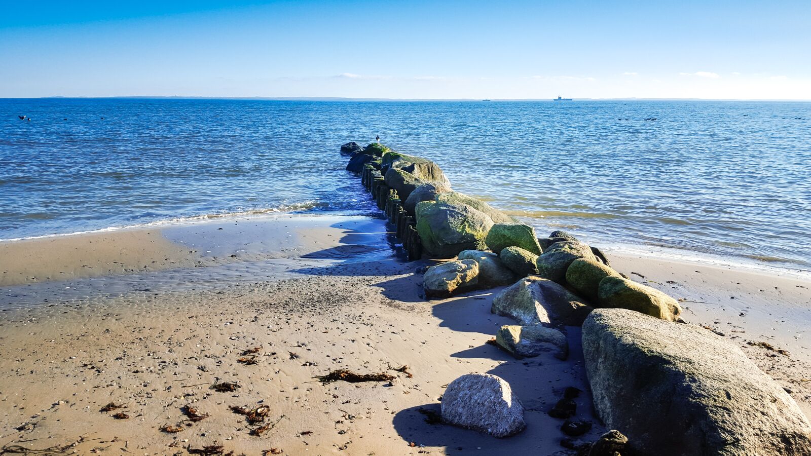 Samsung Galaxy S6 sample photo. Baltic sea, groyne, sea photography