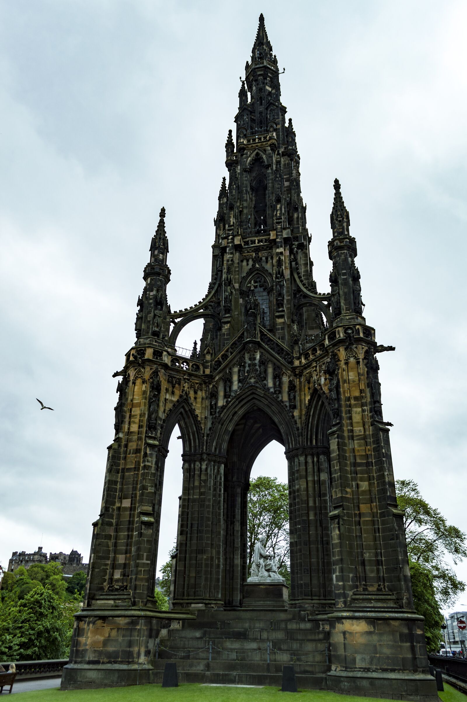 Nikon D3200 sample photo. Monument, scott, edinburgh photography