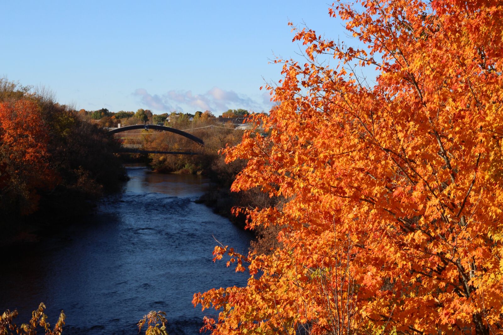 Canon EOS 700D (EOS Rebel T5i / EOS Kiss X7i) sample photo. River, fall foliage, fall photography
