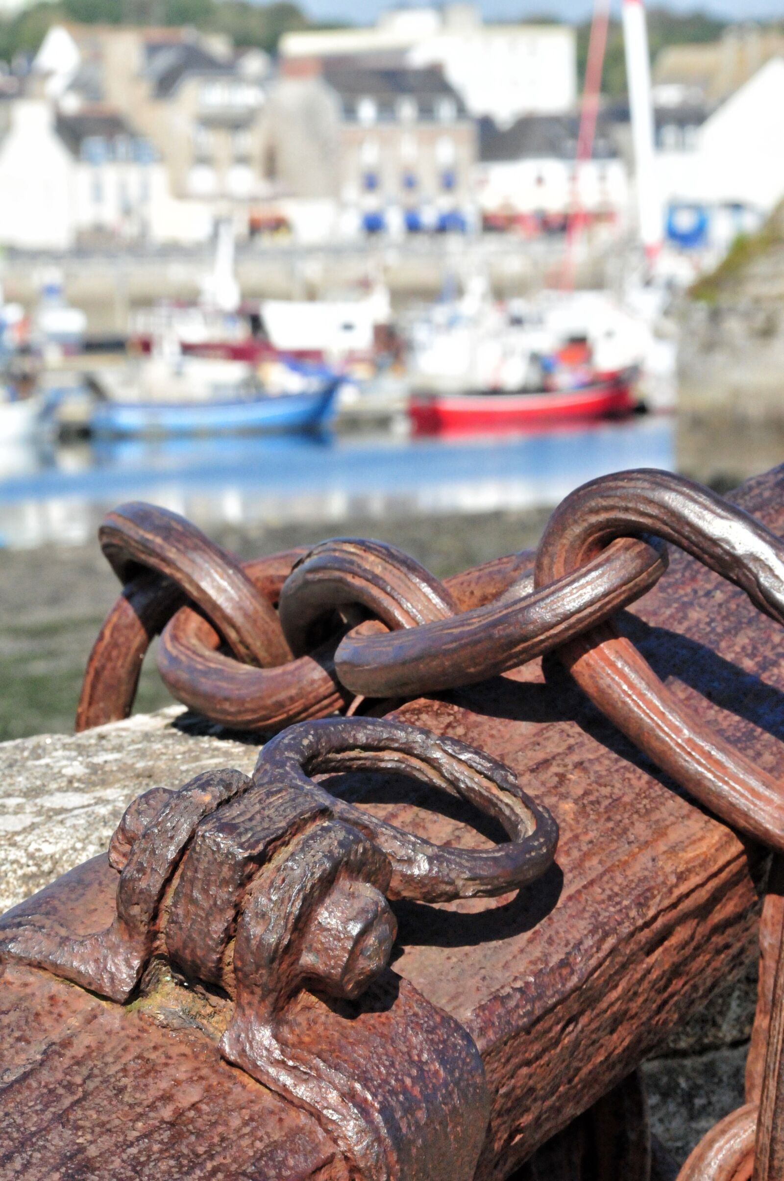 Nikon D300 sample photo. Anchor, boat, port photography