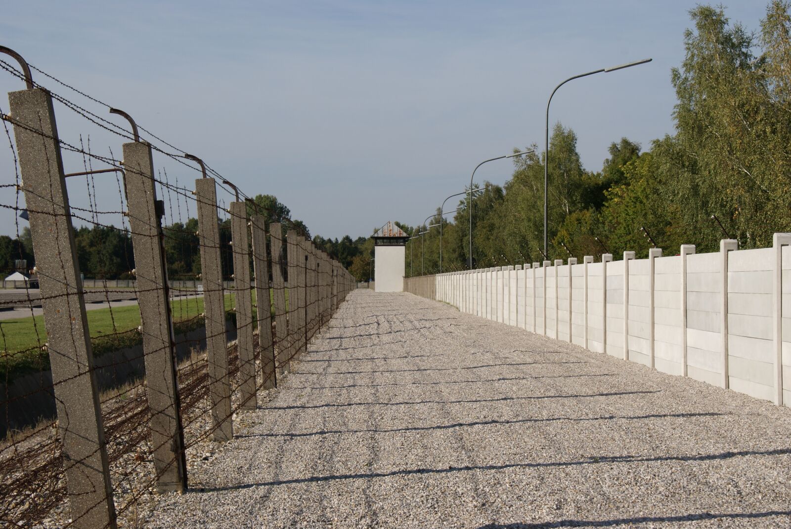 Sony Alpha DSLR-A300 sample photo. Dachau concentration camp, walls photography