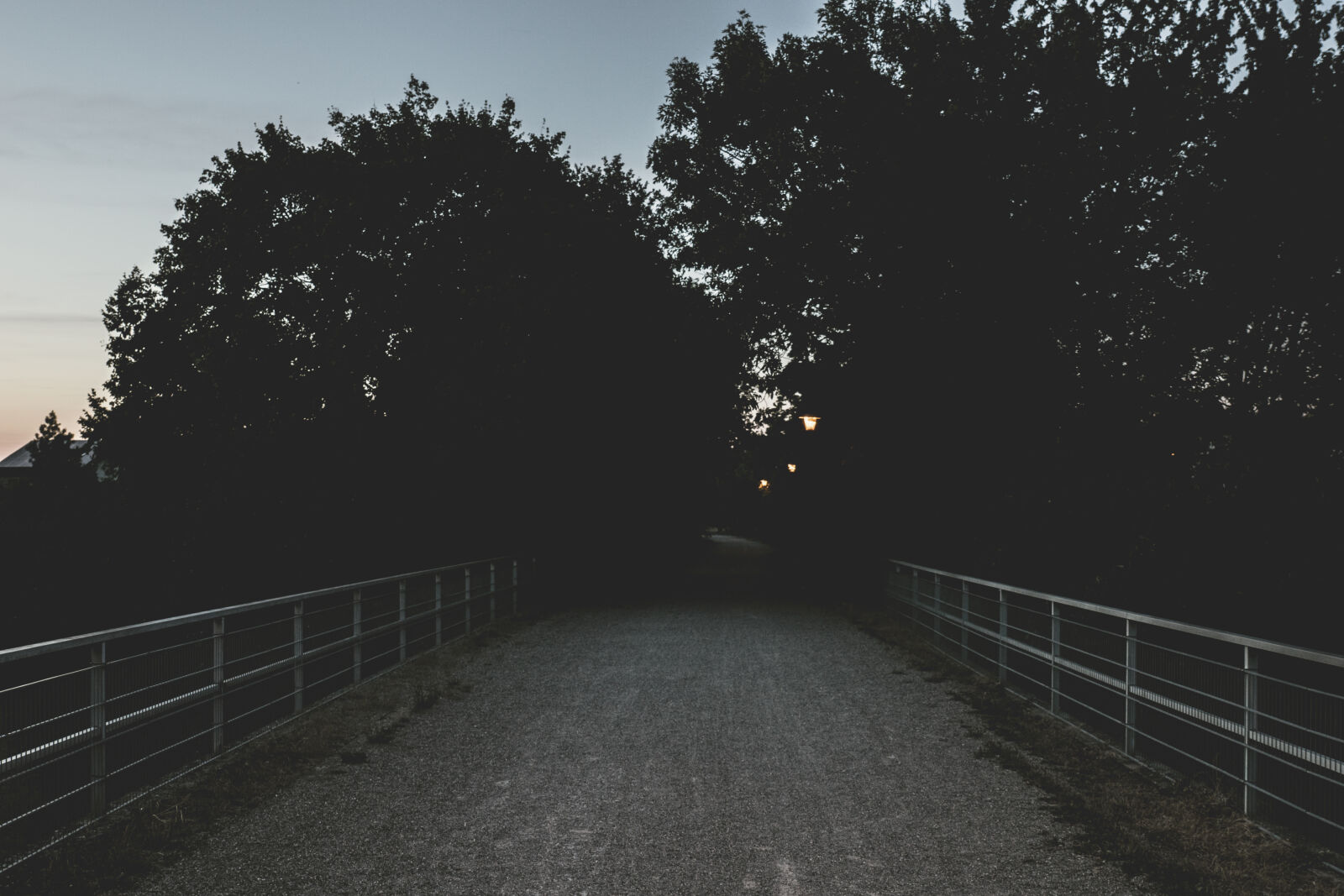 24-70mm F2.8-2.8 SSM sample photo. Bridge, dark, darkness, evening photography