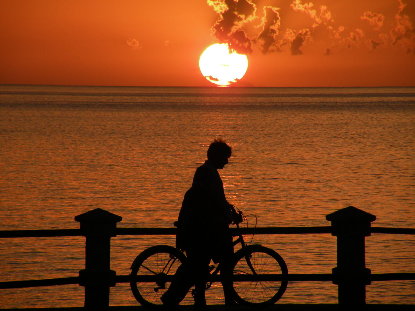 Nikon Coolpix P80 sample photo. Beach, sunset, uruguay, bike photography