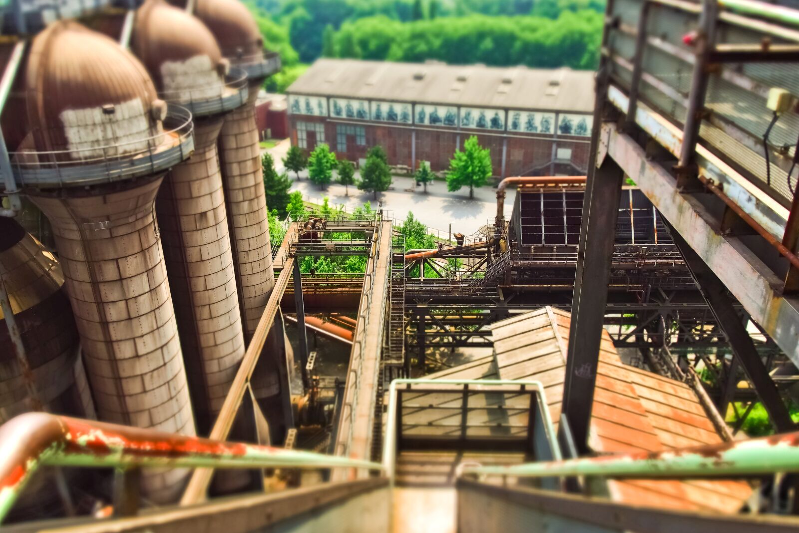 Olympus OM-D E-M10 sample photo. Architecture, steel mill, factory photography